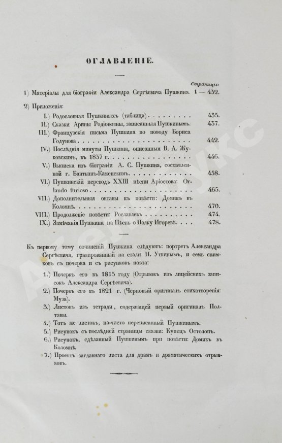 Антикварная книга Пушкин, А.С. Сочинения Пушкина. Издание П.В. Анненкова
