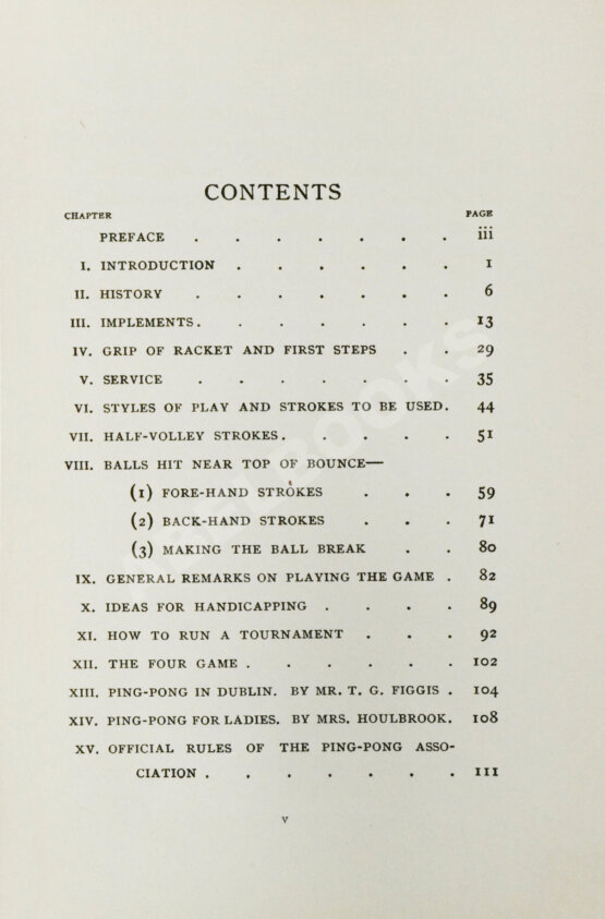 Антикварная книга Паркер, А. Пинг-понг и как в него играть