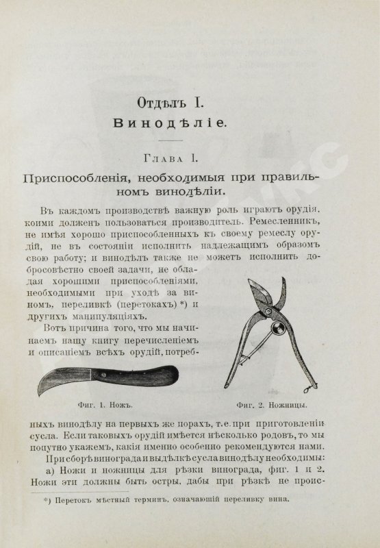 Антикварная книга Шанцер, Л. Виноделие и погребное хозяйство