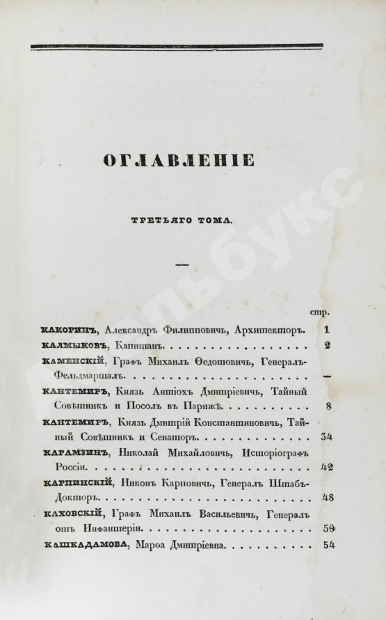 Антикварная книга Бантыш-Каменский, Д.Н. Словарь достопамятных людей русской земли
