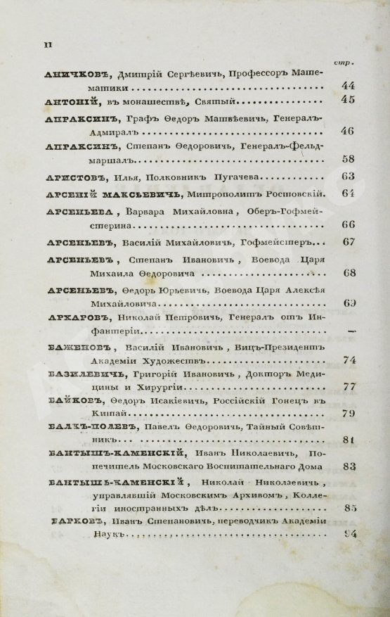Антикварная книга Бантыш-Каменский, Д.Н. Словарь достопамятных людей русской земли