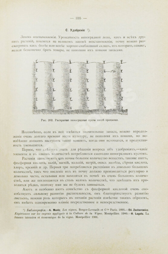 Антикварная книга Фоэкс, Г. Полный курс виноградарства