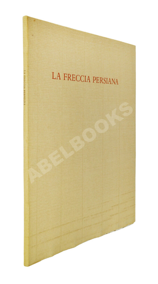 Антикварная книга Бродский, И.А. [автограф] Персидская стрела. Brodsky, J. La freccia persiana