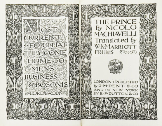 Антикварная книга Machiavelli, N. The Prince by Nicolo Machiavelli Антикварная книга Machiavelli, N. The Prince by Nicolo Machiavelli