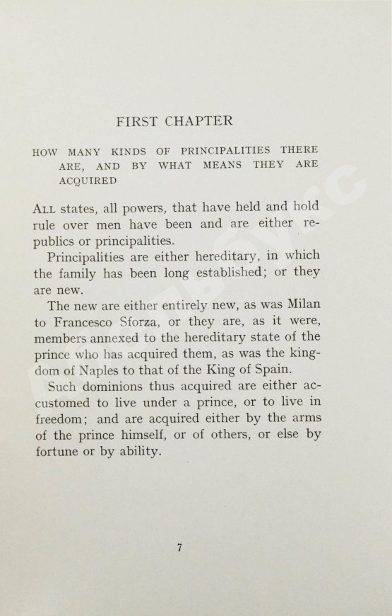 Антикварная книга Machiavelli, N. The Prince by Nicolo Machiavelli