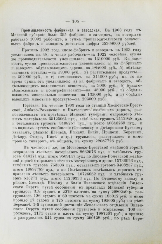 Антикварная книга Памятная книжка и календарь Минской губернии на 1905 год