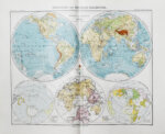 Stieler, A. Stielers Hand-Atlas. 100 Karten in Kupferstich mit 162 Nebenkarten