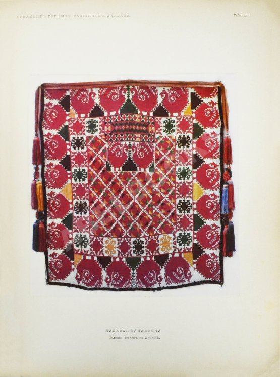 Антикварная книга Бобринский, А.А. Орнамент горных таджиков Дарваза (Нагорная Бухара)