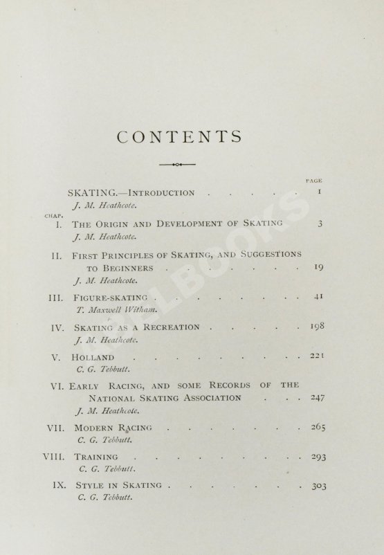 Антикварная книга Коньки. Фигурное катание. Кёрлинг. Тобогган. Буерный спорт. Бенди. Первое издание