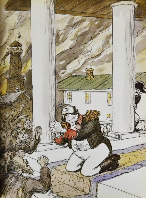 Антикварная книга [автограф Кукрыникса Николая Соколова и оригинальный рисунок] Салтыков-Щедрин, М.Е. История одного города