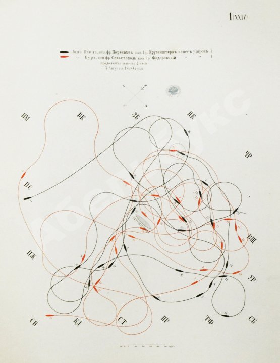 Антикварная книга Таранные упражнения при эскадре броненосных судов на Транзундском рейде в 1870 году