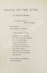 Tennyson, A. Idylls of the King by Alfred Lord Tennyson