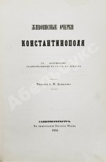 Живописные очерки Константинополя