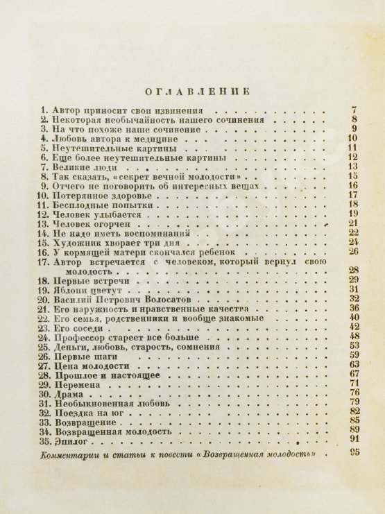 Антикварная книга Зощенко, М.М. [автограф] Возвращённая молодость