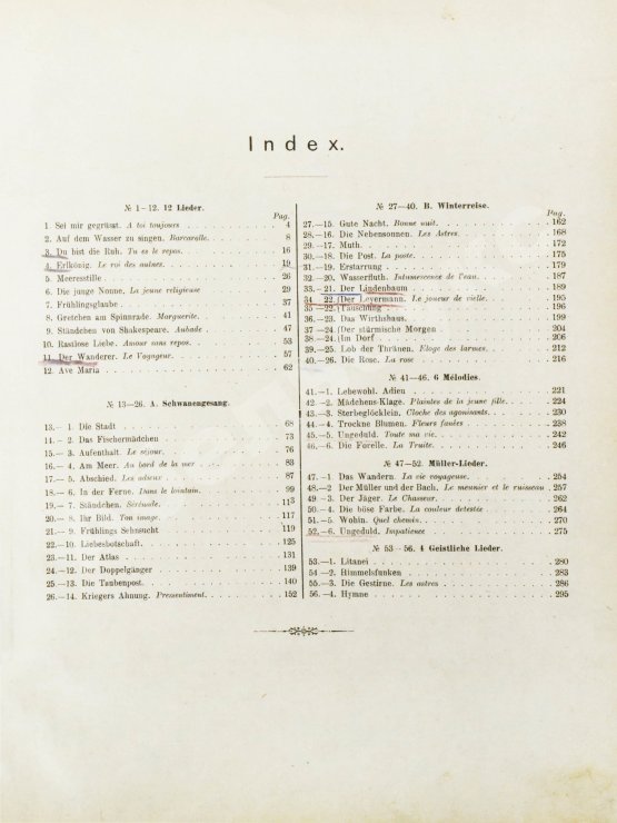 Антикварная книга Лист, Ф. Переложения песен Фр. Шуберта