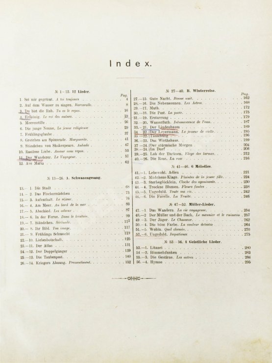 Антикварная книга Лист, Ф. Переложения песен Фр. Шуберта