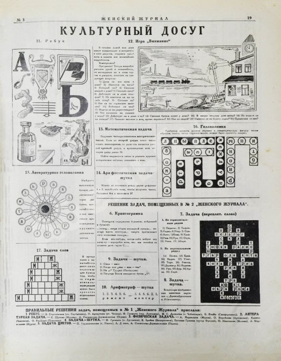 Женский журнал. Годовой комплект за 1929 год
