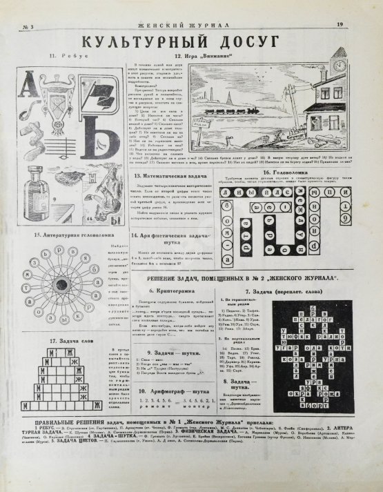 Женский журнал. Годовой комплект за 1929 год