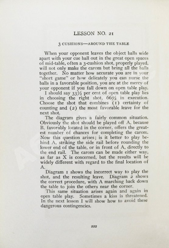 Первое/Прижизненное издание Hoppe, W. Thirty years of billiard. Первое издание