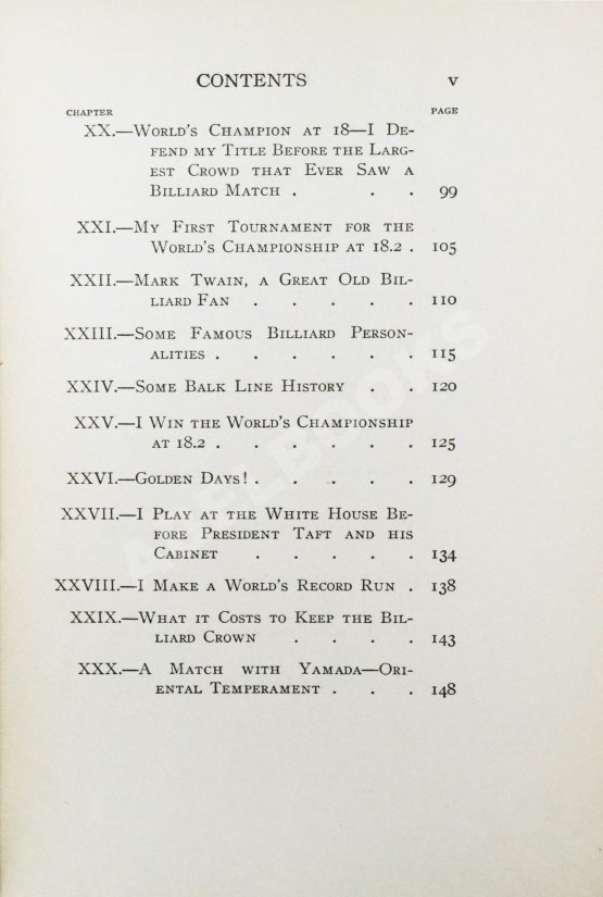 Первое/Прижизненное издание Hoppe, W. Thirty years of billiard. Первое издание
