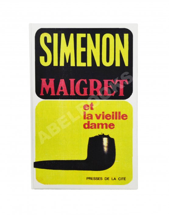 Антикварная книга [автограф Жоржа Сименона] Simenon, G. Maigret et la vielle dame