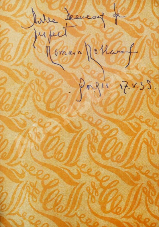 Антикварная книга Роллан, Р. [автограф] Кола Брюньон. Роман