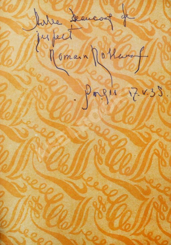 Антикварная книга Роллан, Р. [автограф] Кола Брюньон. Роман