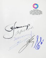 [автографы космонавтов-участников полёта] «Союз» и «Аполлон»