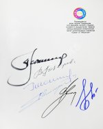 [автографы космонавтов-участников полёта] «Союз» и «Аполлон»