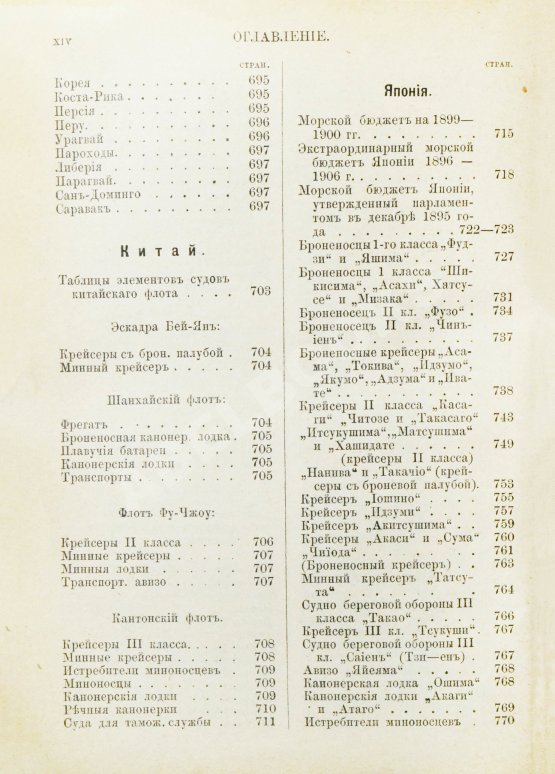 Антикварная книга Военные флоты и Морская справочная книжка на 1899 год