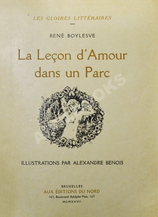 Антикварная книга Boylesve, R. La lecon d’Amour dans un Parc. Буалев, Р. Урок любви в парке