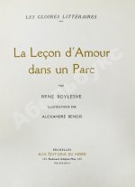 Boylesve, R. La lecon d’Amour dans un Parc. Буалев, Р. Урок любви в парке