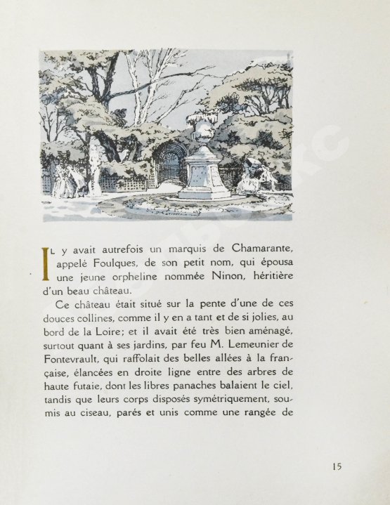 Антикварная книга Boylesve, R. La lecon d’Amour dans un Parc. Буалев, Р. Урок любви в парке