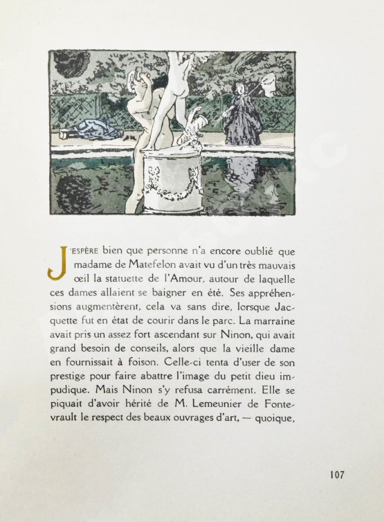 Антикварная книга Boylesve, R. La lecon d’Amour dans un Parc. Буалев, Р. Урок любви в парке