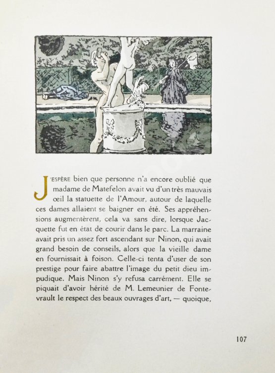 Антикварная книга Boylesve, R. La lecon d’Amour dans un Parc. Буалев, Р. Урок любви в парке