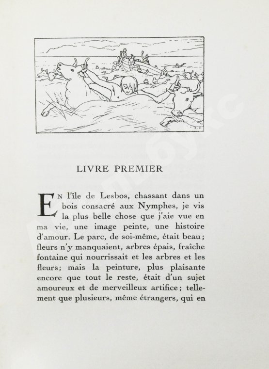 Антикварная книга Longus. Daphnis et Chloe. Лонг. Дафнис и Хлоя