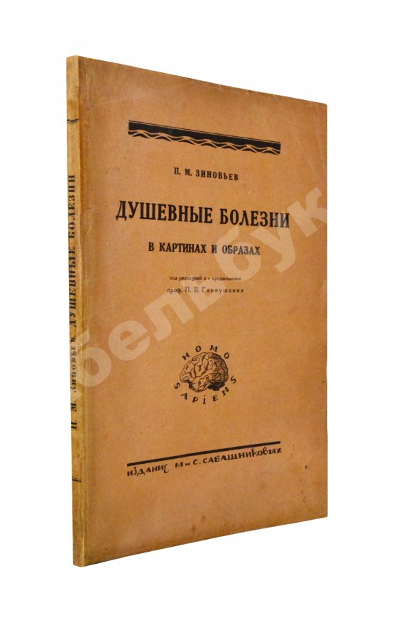 Антикварная книга Зиновьев, П.М. Душевные болезни в картинах и образах