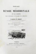 Démidoff, A. Voyage dans la Russie Méridionale et la Crimée par la Hongrie, la Valachie et Moldavie