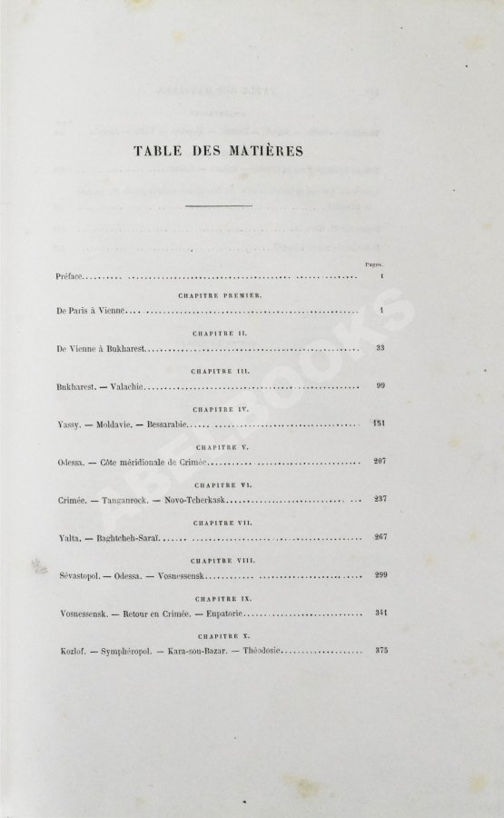 Антикварная книга Démidoff, A. Voyage dans la Russie Méridionale et la Crimée par la Hongrie, la Valachie et Moldavie
