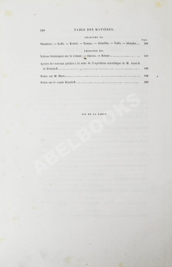 Антикварная книга Démidoff, A. Voyage dans la Russie Méridionale et la Crimée par la Hongrie, la Valachie et Moldavie