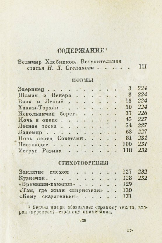 Антикварная книга Хлебников, В.В. Стихотворения