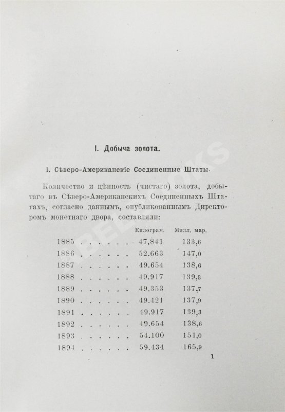 Антикварная книга Лексис, В. Производство и потребление драгоценных металлов за последнее десятилетие