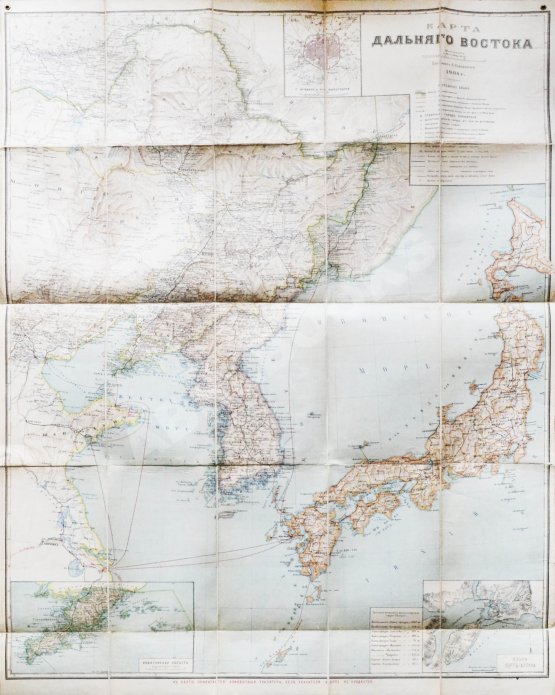 Бородовский, Л.И. Карта Дальнего Востока