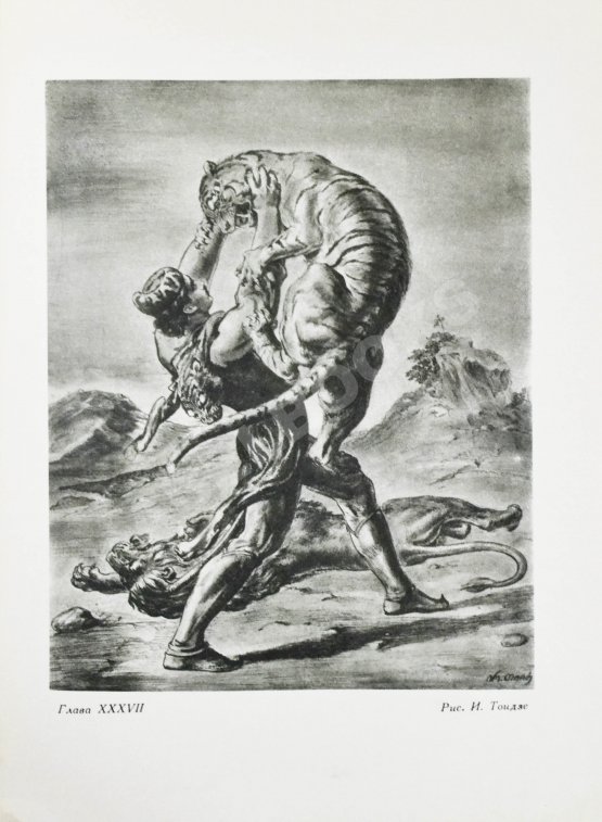 Антикварная книга Руставели, Ш. Витязь в тигровой шкуре. Поэма в стихах