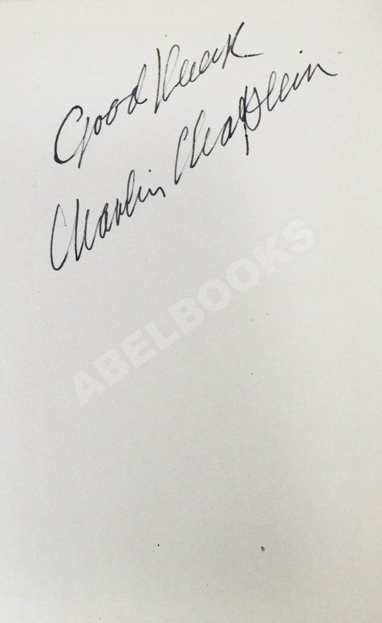 Антикварная книга [автограф Чарли Чаплина] Schnog, K. Charlie Chaplin. Filmgenie und Menschenfreund