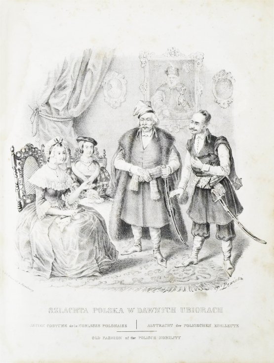 Антикварная книга Зенкович, Л. Костюмы народа Польши. Les Costumes de la Peuple Polonais