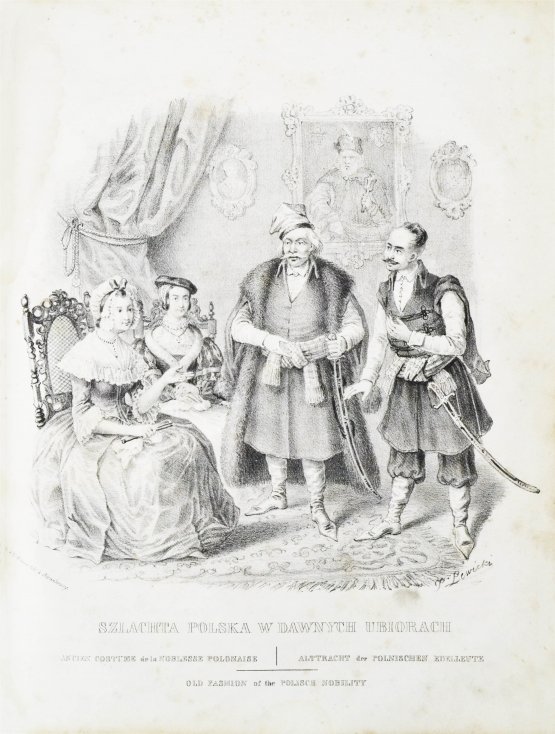 Антикварная книга Зенкович, Л. Костюмы народа Польши. Les Costumes de la Peuple Polonais