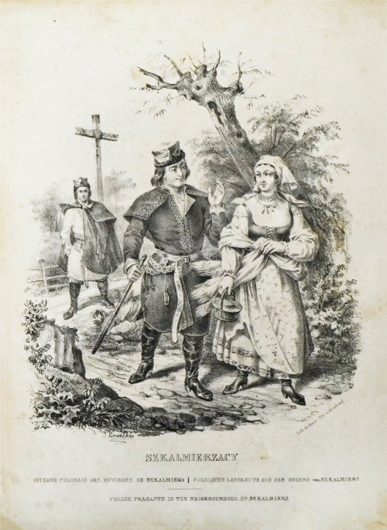 Антикварная книга Зенкович, Л. Костюмы народа Польши. Les Costumes de la Peuple Polonais