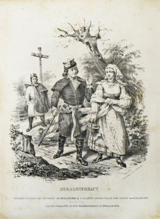 Антикварная книга Зенкович, Л. Костюмы народа Польши. Les Costumes de la Peuple Polonais