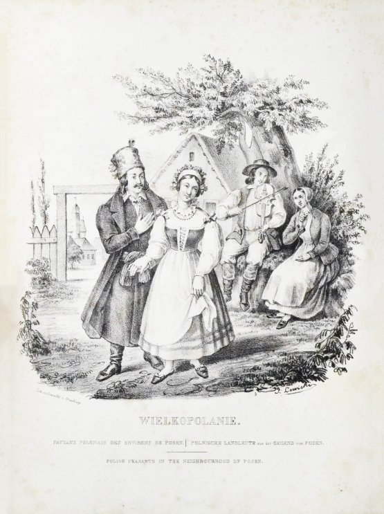 Антикварная книга Зенкович, Л. Костюмы народа Польши. Les Costumes de la Peuple Polonais